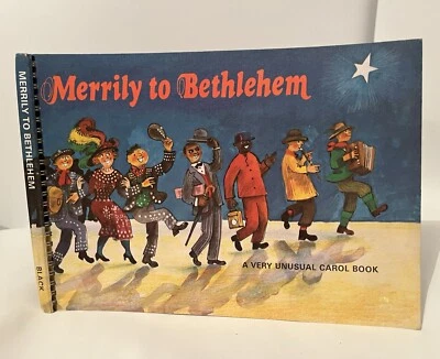 Vintage Christmas 70s School Sheet Music Book Merrily to Bethlehem EXPRESS POST - Image 1 of 4