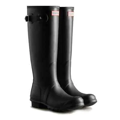 NEW! Women's Hunter Original Tall Rain Boots WFT1000RMA BLACK Size:6,7,8 - Image 1 of 4
