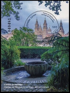 Spain España Spagne 2024 - Fiestas del Apóstol de Santiago de Compostela HB mnh* - Imagen 1 de 1