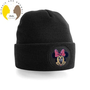 Blondie &Brownie Herren Damen Unisex Mütze Minnie Mouse Stick Beanie Mickey Mini
