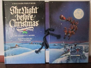 The Night Before Christmas: A Hallmark Pop-Up Book By Clement Moore 1988 HC - Picture 1 of 12