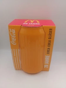 McDonald Gelb Coca Cola Gläser 2025 - 20 Jahre Jubiläum Neu R573BF - Bild 1 von 4