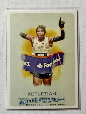 2010 Topps Allen & Ginter's Meb Keflezighi #205 (RC) Marathon Running Champion - Image 1 of 2