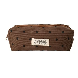 Large Capacity Pen Bag Polka Dot Design Pen Pouch Pencil Case Students - Picture 1 of 10