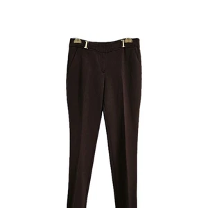 Pantalone Ann Klein Classic Executive Oro Cioccolato Hardware Taglia 4 Officecore  - Foto 1 di 10