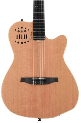 Godin ACS-SA Slim, Nylon String Acoustic-Electric Guitar - Natural Semi-Gloss - Image 1 of 4