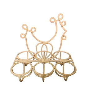 Vintage French Metal Decorate Egg Holder Chicken - Bild 1 von 7