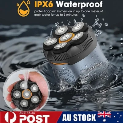 Electric Head Shaver for Bald Men – Cordless Wet/Dry Razor with LED Display - image 1 of 4