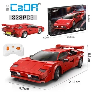 CADA 1:20 328 Teile City Technological RC Rennwagen App Bausteine Fernbedienung - Bild 1 von 10