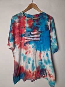 Camiseta EE. UU. Para Hombre XL Tie Die Estampado Gráfico Delta Pro - Imagen 1 de 5