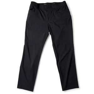 Alberto Ceramica Pipe 5 Pocket Pants Mens Actual Sz 37x32 Black Regular Fit - Picture 1 of 11