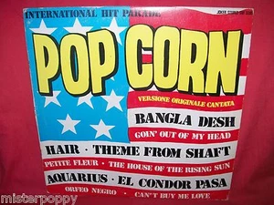 POP CORN LP 1972 Italy Cover album Beatles Hair Aquarius Bangla Desh Shaft - Imagen 1 de 1