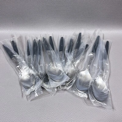 Interpur Wood Black Handle 14 Pcs Lot Japan All Spoons - Image 1 of 4