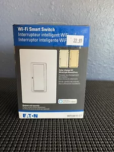 Eaton wi-fi smart switch WFSW15-C2-BX-LW Light and Dimmer Switch - Picture 1 of 1