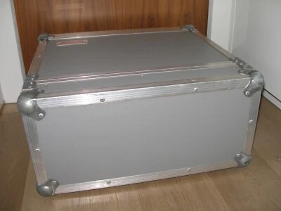 19" Rack 5 HE Flight Case mit Zubehörfach im Deckel - Bild 1 von 4