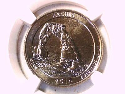 Arches NP 2014 D Washington Quarter NGC MS 67 3967401-019 - Image 1 of 3