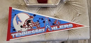 Banderín de fieltro Wincraft temporada inaugural Tennessee OILERS 1997 de colección Houston Titans - Imagen 1 de 9
