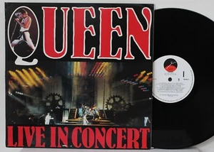 Queen LP "Live In Concert" Elektra 60343 ~ Orig '80 New Zealand Press ~ NM/VG++ - Picture 1 of 2