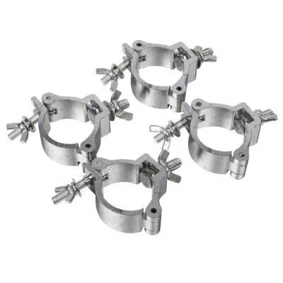 4pcs 2Inch Truss O Clamps Load 220lb Heavy Duty DJ Stage Lighting Hook Mount - Image 1 of 4