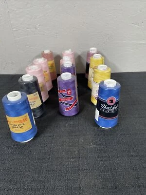 Lot Of 13 Serge-Well Maxi Lock Overlock Thread Serger Thread NEW - Image 1 of 4