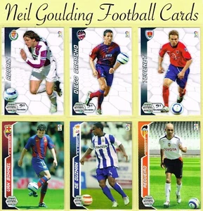Tarjetas de fútbol Panini Liga Española 2005-06 ☆ MGK MEGACRACKS ☆ #244 a #504 - Imagen 1 de 158