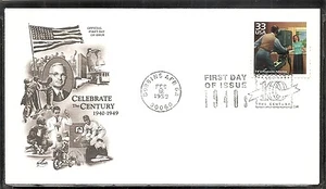US SC # 3186f TV Entertains America FDC . Artcraft Cachet - Picture 1 of 1