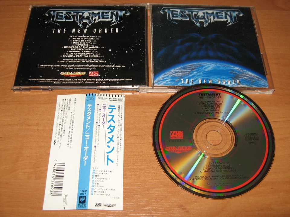 TESTAMENT - The New Order - ORG JAPAN press RARE OOP - Bild 1 von 1