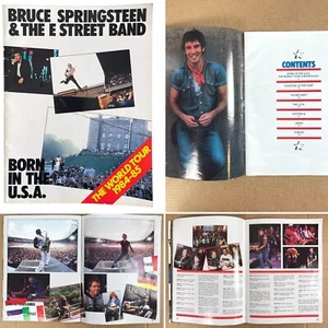 Bruce Springsteen Born In USA 1984-85 World Tour Concert Book Program Souvenir - Picture 1 of 10