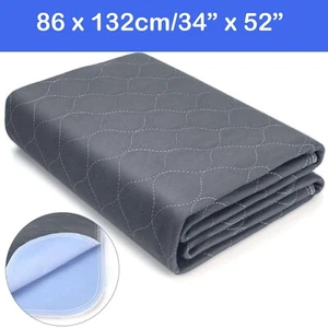 86*132cm Incontinence Bed Large Wetting Mattress Washable Underpad Protector Pad - Picture 1 of 11