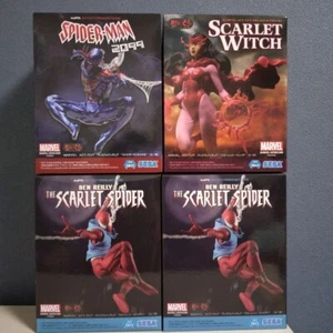 MARVEL ACT/CUT Premium Figure SCARLET WITCH Spider Man Lot JAPAN SEGA NEW HERO - Picture 1 of 8