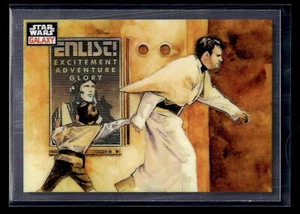 2023 Topps Chrome Star Wars Galaxy #32 Enlist! Mint+ - Picture 1 of 2