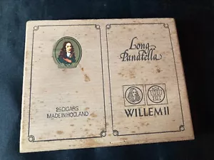 BOX: WILLEM II LONG PANATELLA HOLLAND CIGARS BOX ONLY - Bild 1 von 4