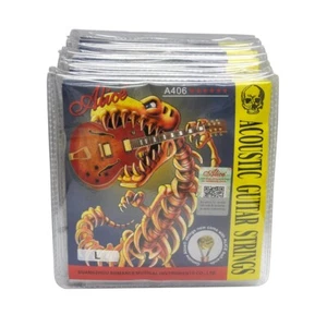 10Sets Alice Acoustic Guitar Strings Steel Core Coated Copper Alloy Wound A406SL - Picture 1 of 5