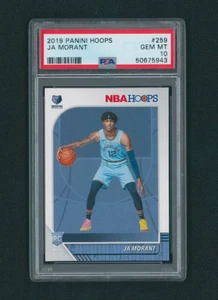 2019 Panini Hoops Ja Morant ROOKIE CARD RC #259 PSA 10 GEM MINT - Picture 1 of 2
