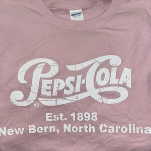 Camiseta promocional Pepsi Cola rosa talla grande - Imagen 1 de 7
