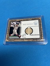 Jim Thome Game Used Bat 2001 Fleer Legacy Hit Kings Cleveland Indians
