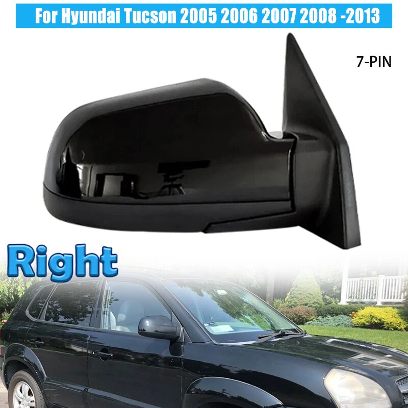 Conjunto de espejo retrovisor derecho con calefacción para Hyundai Tucson 2005-2013 Foto 1 de 4