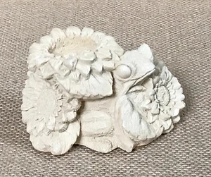 Portacandele vintage Stone Critters crema albero rana conico Goblin Gremlin Core - Foto 1 di 6