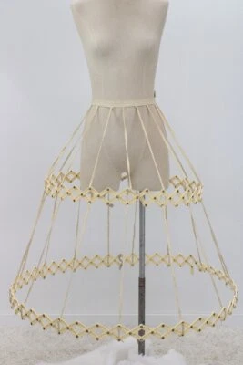Vintage Collapsable Hoop Skirt Crinoline Frame Belle O' the Ball with Case 1950s - Image 1 of 4