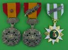 3 Vietnam Medals Gallantry Cross with Bronze Star, Palm & Campaign - RVN COG VCM