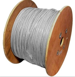 LOTE de 500 m de cable de red Ethernet trenzado Cat6A SSTP LSZH 26 AWG cobre - Imagen 1 de 11