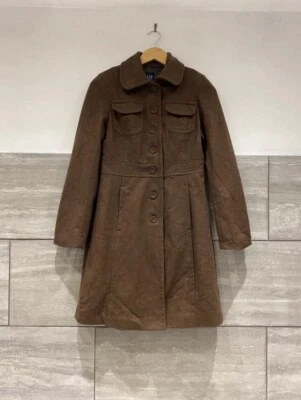 Gap Wool Coat Women’s Size 4 1960 Quietluxury 60s Classic Timeless Cottagecore - Image 1 of 4
