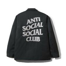 Anti Social Social Club Dropout Jacket, Large, Black *DEADSTOCK* ASSC2019