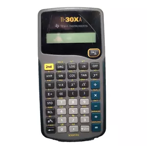 Texas Instruments TI-30XA Scientific Calculator Retro Teal Includes Cover TESTED - Picture 1 of 7