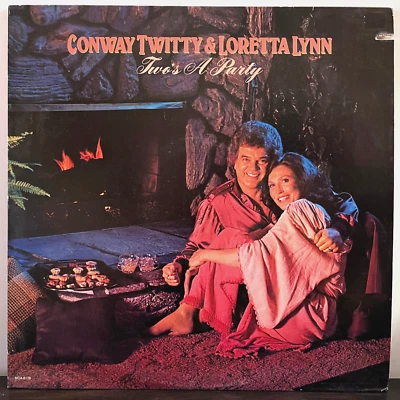 CONWAY TWITTY & LORETTA LYNN - Two's A Party (1981) - 12" Vinyl Record LP - VG+ - Image 1 of 3