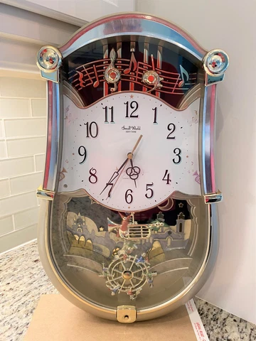 Small World Rhythm Clock  4MH774 - Plays Melodies Lights and sound Cover
