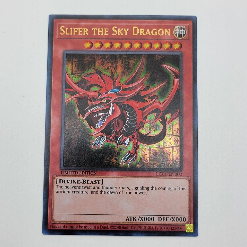 ( SLIFER THE SKY DRAGON ) - Ultra Rare - LC01-EN002 - Limited NM - Yu-Gi-Oh 25th - Image 1 of 2