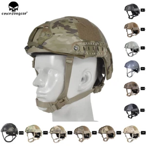 Emerson Tactical MH FAST Helmet MICH Ballistic Type Advanced w/ NVG shroud Rails - Picture 1 of 20