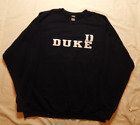 Duke University Blue Devils Mens 3XL Crewneck Sweatshirt Navy Blue Gildan Tag
