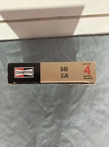 Champion 849 CJ6 Copper Plus Spark Plug - 4 Pack - Picture 1 of 5